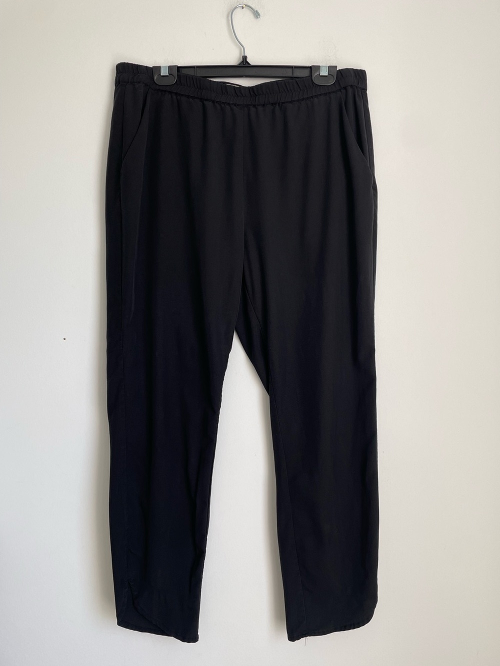 Marine Layer Black Allison Ankle Pull on Pants Size XL Outdoor Gorpcore Re-Spun